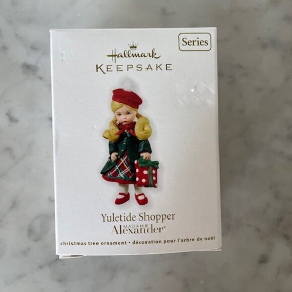 HALLMARK Madame Alexander Yuletide Shopper 2011 Ornament #16 IOB - Picture 12 of 14
